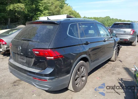 2022 Volkswagen Tiguan 2.0T Se из США, поврежденный, VIN 3VV2B7AX2NM076753